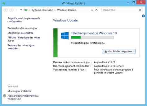 Windows 10 Mise à Jour Vers Windows 10