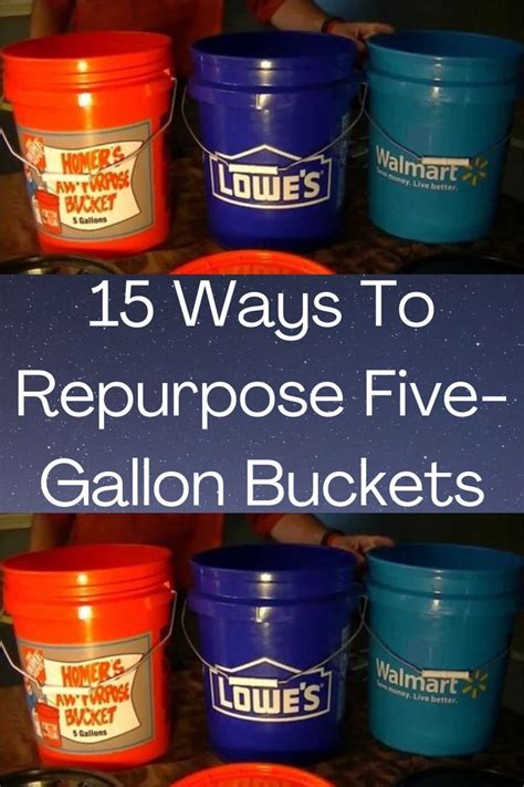 Ways To Repurpose Five Gallon Buckets That Are Borderline Genius Artofit