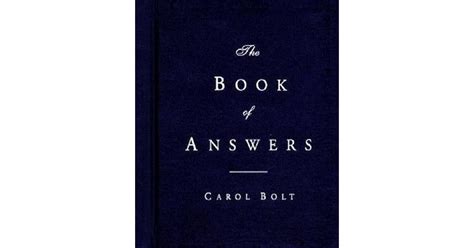 ・ゲーム The Book Of Answers Carol Bolt までの