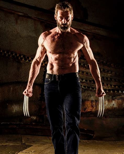 Hugh Jackman On The Set Of Logan His Final Wolverine Film Which Was