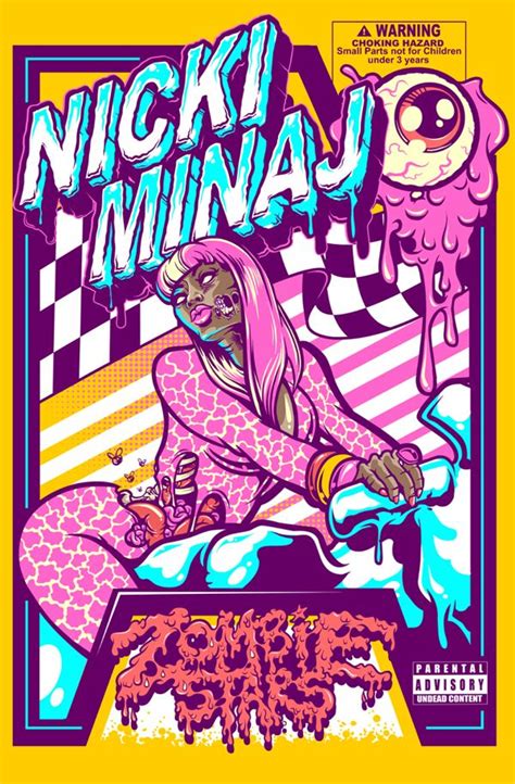 Nicki Minaj X Zombie Stars Poster Design