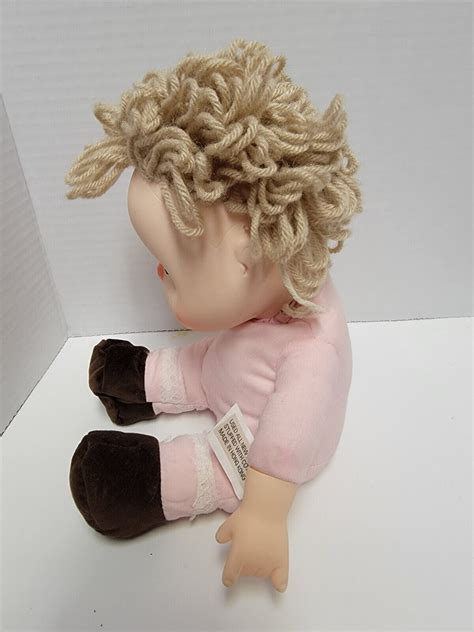 1980s Komfy Kids Ice Cream Doll Light Brown Yarn Hair Freckles Soft