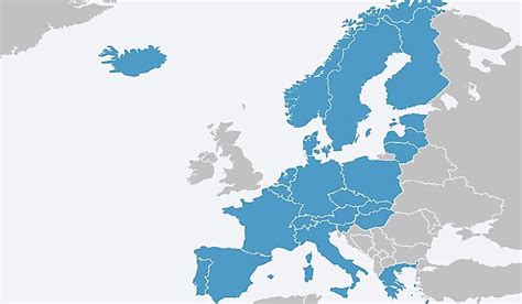Schengen Visa Countries Map
