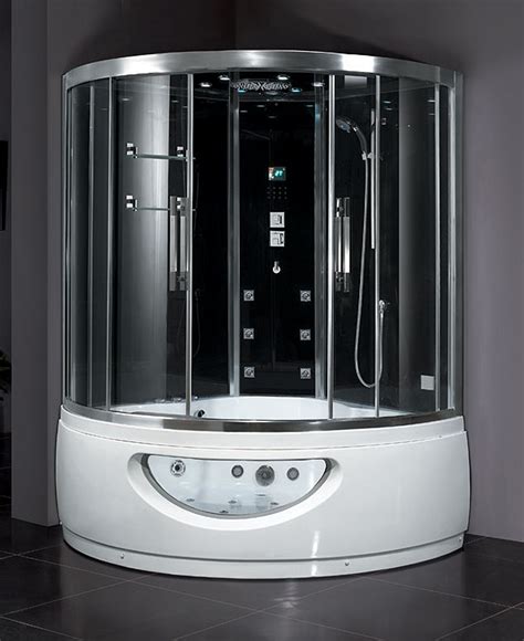 Aqualusso steam showers, shower cabin and whirlpool baths. Steam Shower/ Whirlpool Bathtub DA333F8 | Perfect Bath Canada