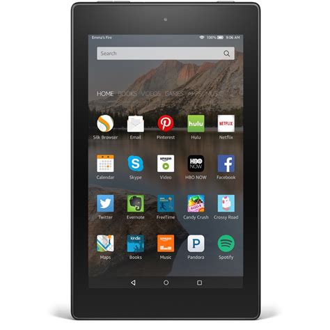 Amazon Kindle Fire Hd 8 16gb Wifi Tablet In Black Includes Special