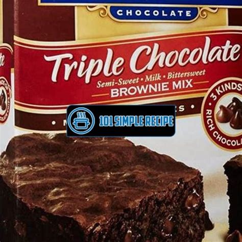 Ghirardelli Triple Chocolate Brownie Mix Recipe From Scratch 101