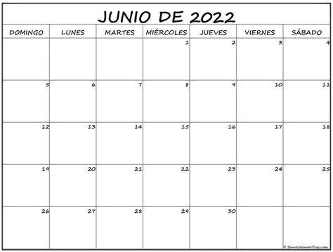 Junio De 2022 Calendario Gratis Calendario Junio