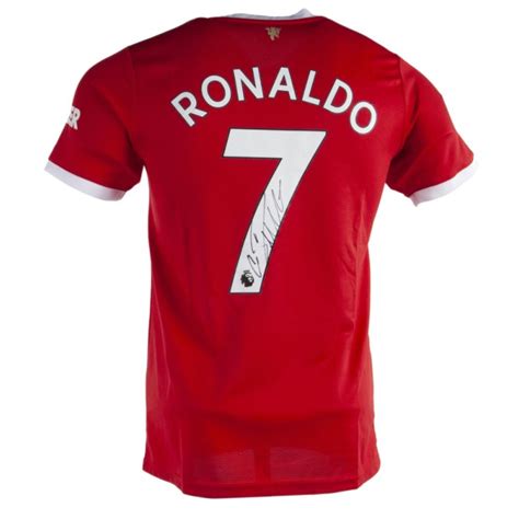 Bid Now Cristiano Ronaldo Signed Manchester United Jersey Beckett Coa