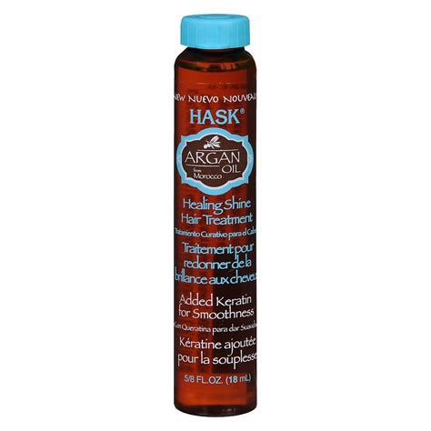 Argan oil is a rare and costly oil, but worth every penny. Hask Argan Oil Healing Shine Hair Treatment reviews ...