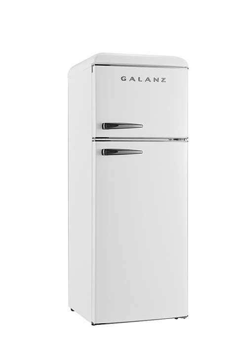 Galanz Retro Cu Ft Top Freezer Refrigerator White Glr Tweer