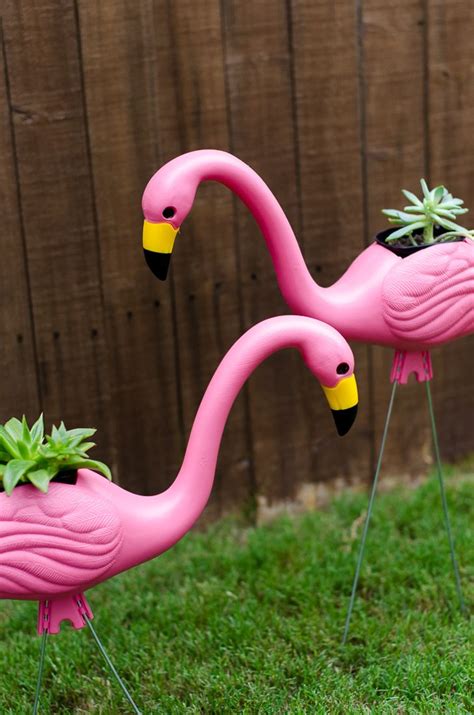 Pink Flamingo Planters Easy Outdoor Diy Projects My Colortopia