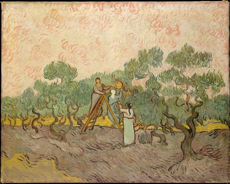 Heres Looking At Vincent Van Goghs Olive Grove With Two Olive Pickers