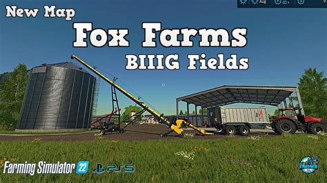 Fs22 New Map Fox Farms Big Fields Farming Simulator 22
