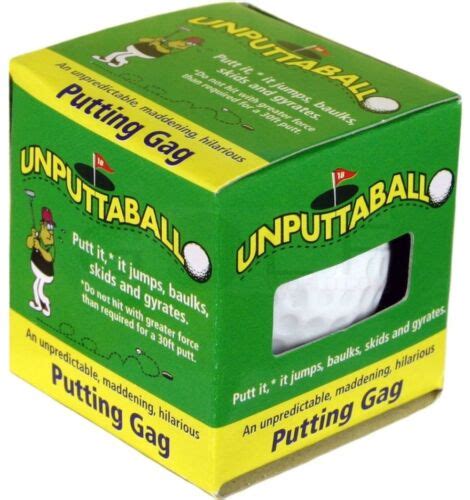 Unputtable Golf Ball ~ Moving Wiggling Wobble ~ Gag Prank Trick Joke Ebay