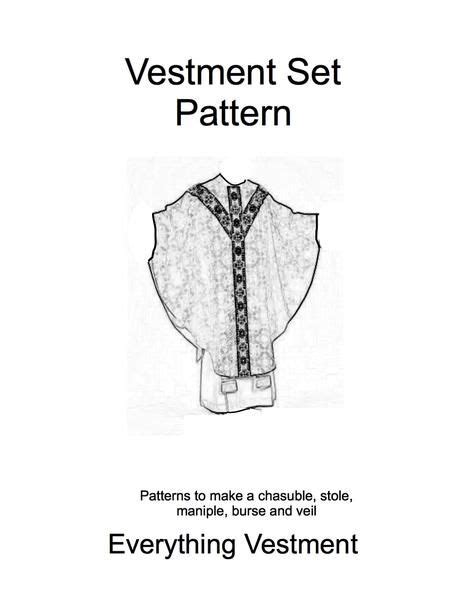 Vestment Set Pattern