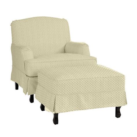 This is the new alternative to upholstery. Rebecca Chair and Ottoman Slipcover | Chair and ottoman ...