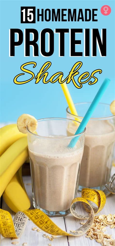 15 Homemade Protein Shakes Healthy And Tasty 5 Min Recipes Homemade