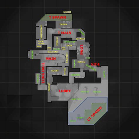 Steam Community Guide Map Call Outs Competitive Maps 2018