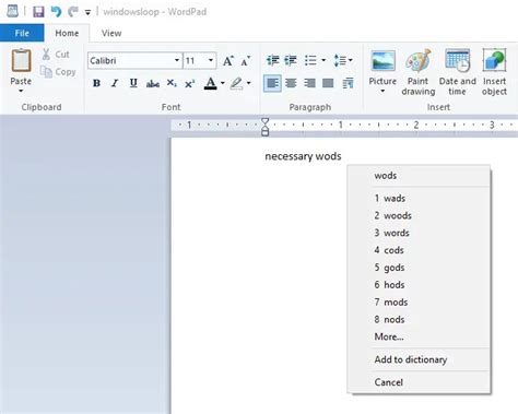 How To Enable Wordpad Spell Check In Windows 10