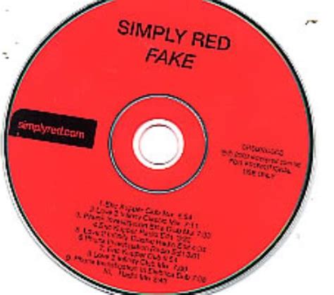 Simply Red Fake Us Promo Cd Single Cd5 5 276537