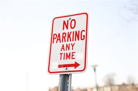 No Parking Signs Symbolize Restricted Parking Zones To Ensure Safety