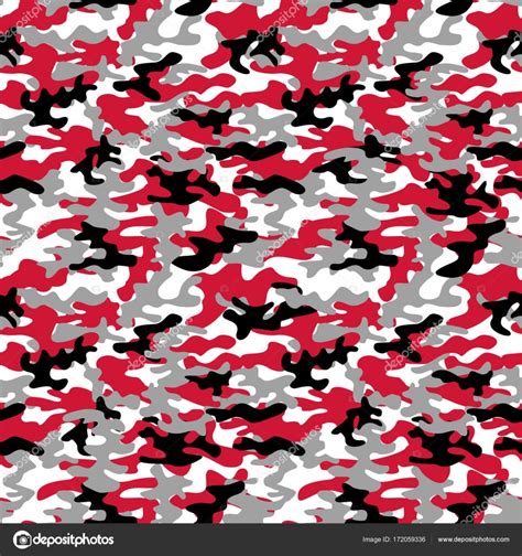 Red And Black Camo Background