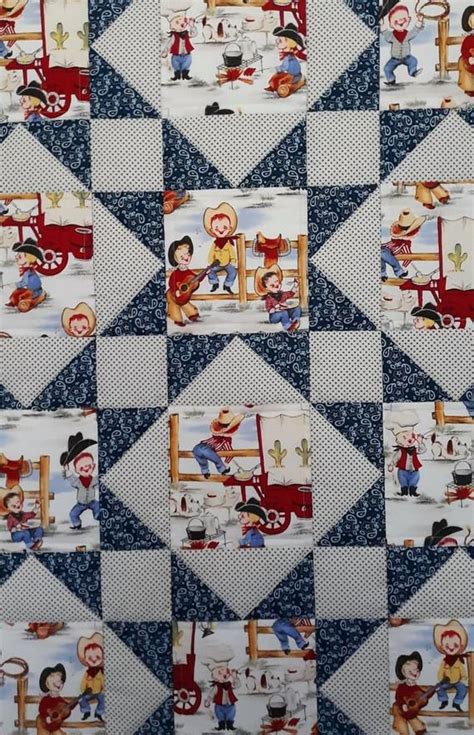 Little Cowboy Western Baby Quilt Quilts Baby Quilts Cowboy Quilt