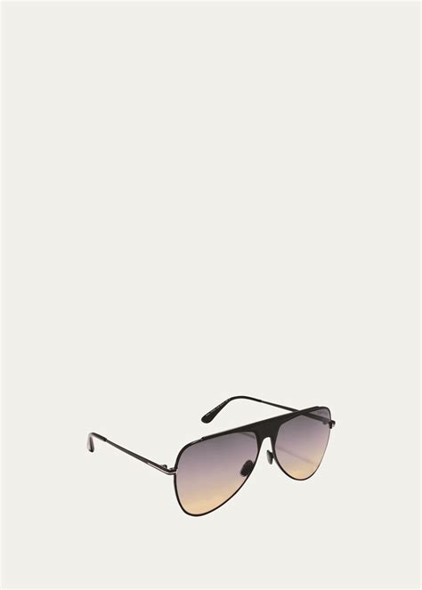 Tom Ford Men S Ethan Metal Aviator Sunglasses Bergdorf Goodman