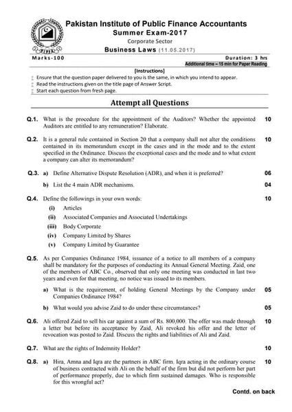 Cxc Past Questions And Answers Principles Of Business