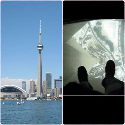Cn Tower Toronto 553m Tall Has A Glass Floor At The Top I Did Stand