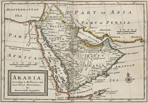 Arabia Historical Map Mapsofnet