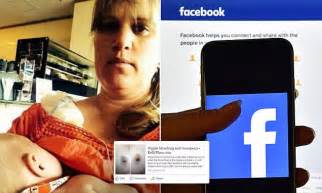 Mother Banned From Facebook For Photo About Breastfeeding Daily Mail Online