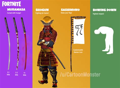 Skins De Fortnite Samurai Fortnite 1site Bucks