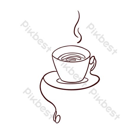 Abstract Black And White Lines Coffee Png Images Psd Free Download Pikbest