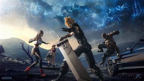 A Final Fantasy Vii Remake Figurines Crossover Final Fantasy Xv 😁 Credit By Adingadingadiiing