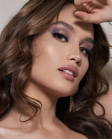 A Series Of Photos Of Cinta Laura Showing Off Bold Makeup Displaying