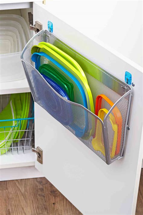 10 Genius Solutions For Storing And Organizing Food Storage Containers