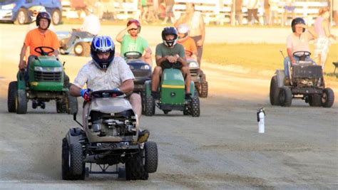 Thunder Struck Lawn Mower Races Fun For Young Old Outdoor Waldo