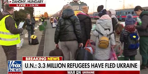 Ukraine By The Numbers Refugees Top 33 Million As War Continues Fox
