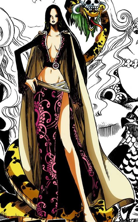 Manga One Piece Empress Boa Hancock Shichibukai Anime Art Girl Art Girl One Piece