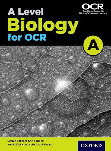 A Level Biology A For OCR Babe Book Science A Level For Ocr By Fullick Ann Locke Jo