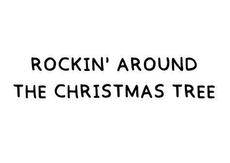 Rockin Around The Christmas Tree Svg Graphic By Filucry · Creative Fabrica