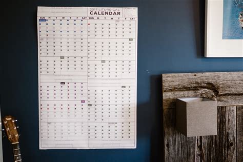 Printable Yearly Wall Calendar