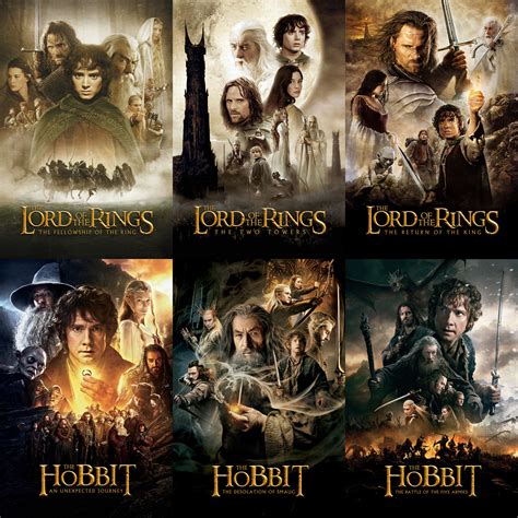 Collection Middle Earth Plexposters