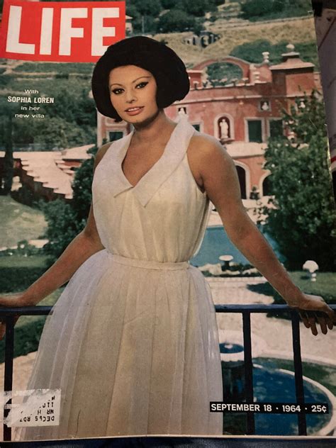 Vintage Life Magazine Featuring Sophia Loren 1964 Life Etsy