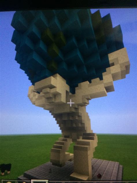 Atlas Statue I Made Rminecraftbuilds