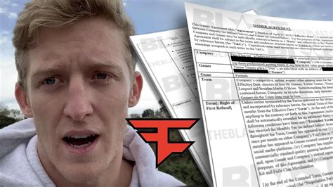 Tfues Contract With Faze Clan Finally Revealed Youtube