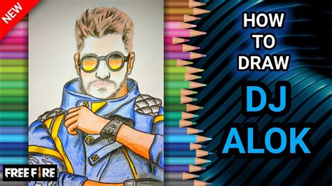 How To Draw Dj Alok Dj Alok Drawing Easy Draw Dj Alok Step By