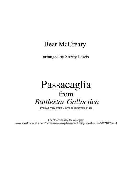 Passacaglia From Battlestar Galactica String Quartet Intermediate