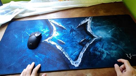 Unboxing Mousepad Gamer Husky Ice Avalanche Mousepad Extra Grande